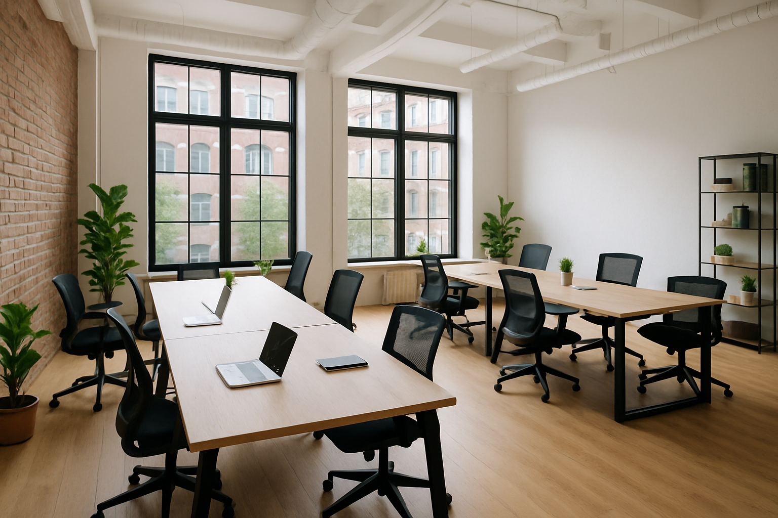 Modern collaborative classroom space