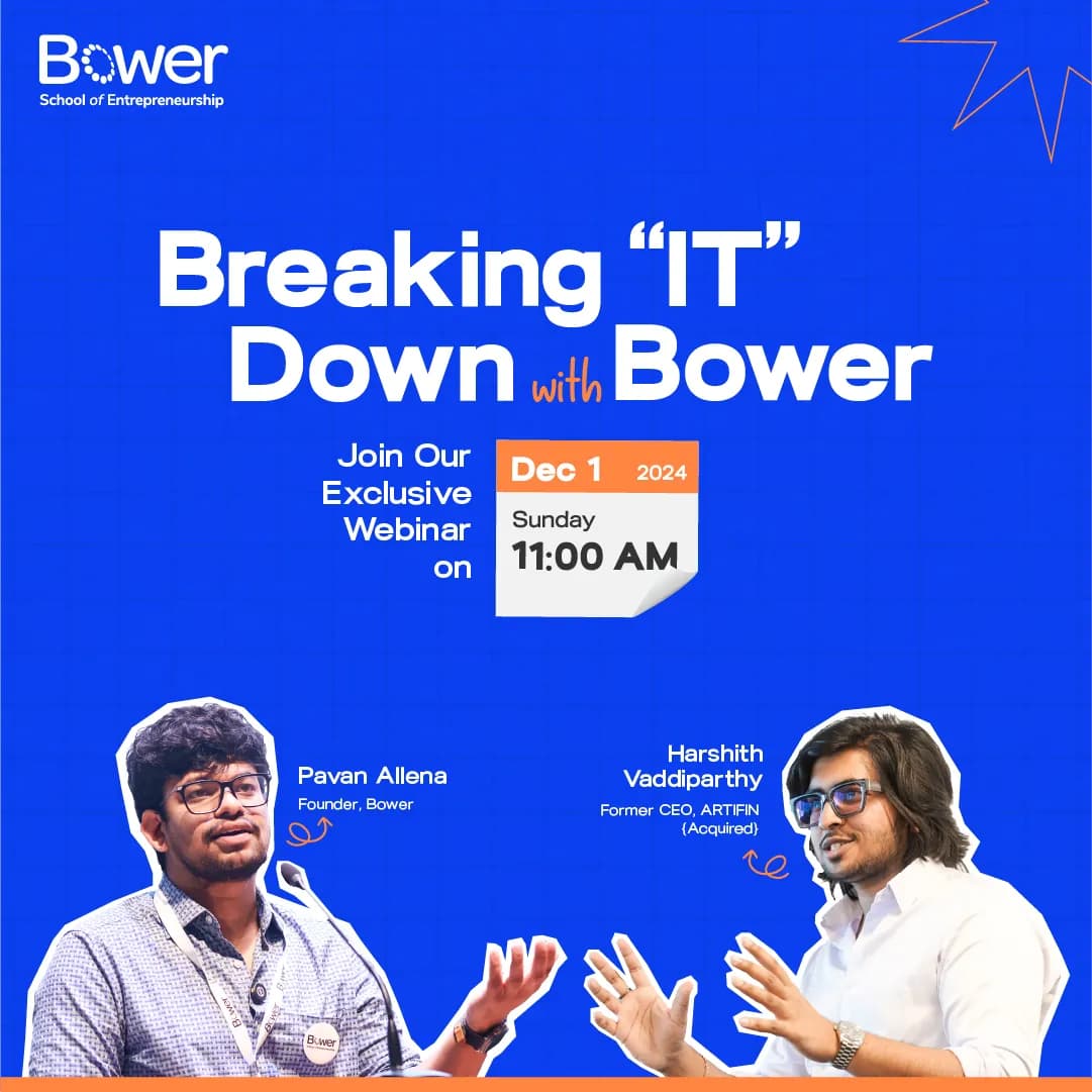Breaking 'IT' Down with Bower — event poster