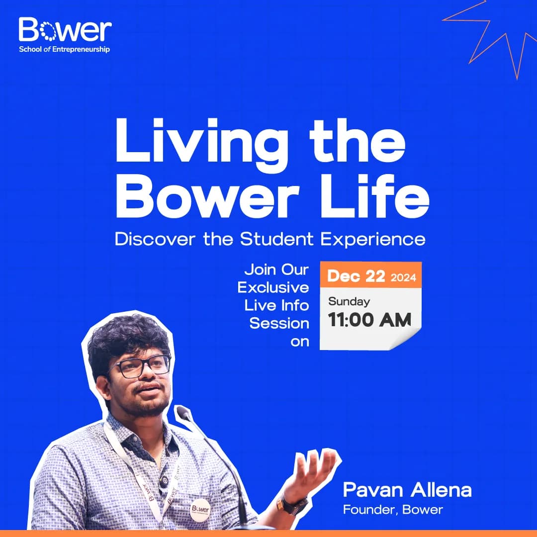 Living the Bower Life — event poster